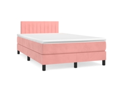 Box Spring Bed, Box Spring Beds Vidaxl Cor-de-rosa Veludo (120 X 200 Cm)
