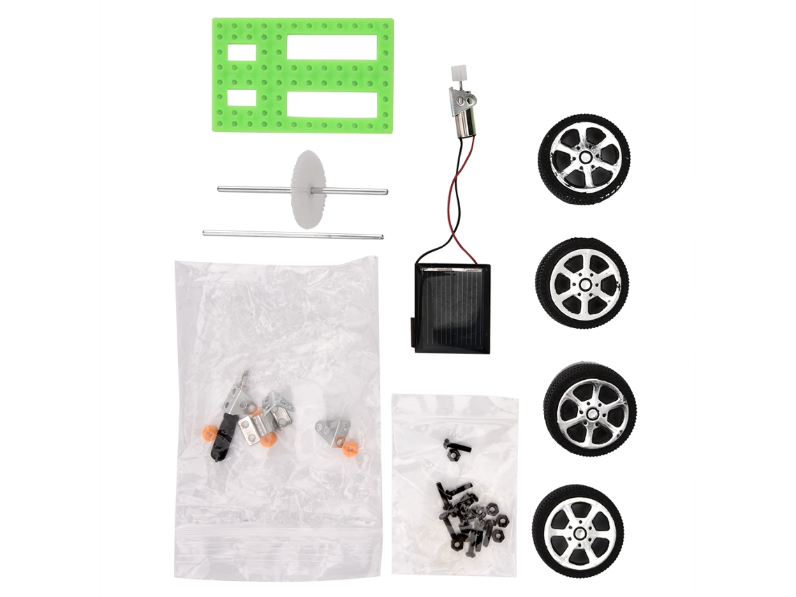 Ats modelo de Carro Solar Mini Niño Juguete Diy de Montagem Científica Educativa Carro Solar