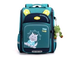 Mochila Escolar Leve, Impermeável E Com Um Design Adorável De Desenhos Animados, Ideal Para Crianças Do Pré-escolar Verde Hexinyigjly