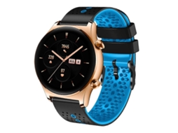 Pulseira De Silicone Perfurada Bicolor De 22 Mm Para O Relógio For Honor Gs 3.