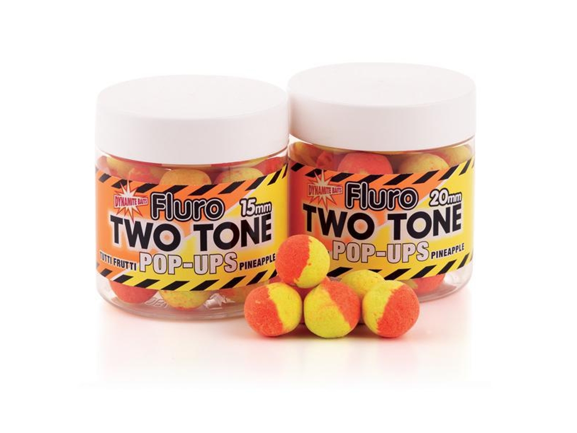 Dynamite Baits Tutti Frutti Pineapple Fluro Two Tone Pop Ups 1 Pot