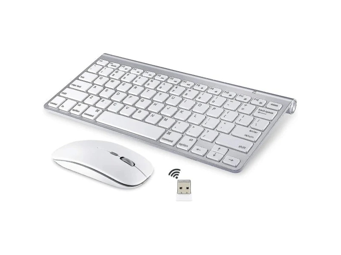 Lurelia Conjunto Teclado E Rato Sem Fios, Receptor Usb, Macbook, Imac