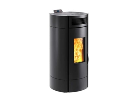 Fogão a Pellets de Madeira Preta de 8Kw P941984 INVICTA