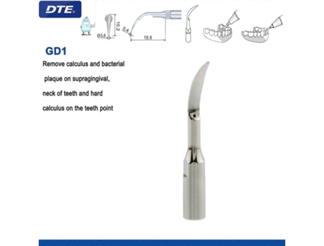 Puntas Para Raspador Ultrasónico Dental, Instrumento Odontológico, Punta De Raspado, Accesorios Médicos, Compatible Con La Pieza De Mano Del Raspador