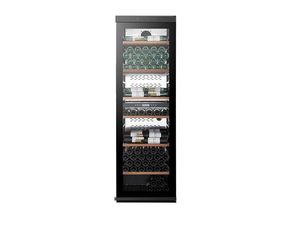Cave De Vinho Conectada Climadiff Millesime240db Duas Zonas De Temperatur (237 Garrafas Preto)