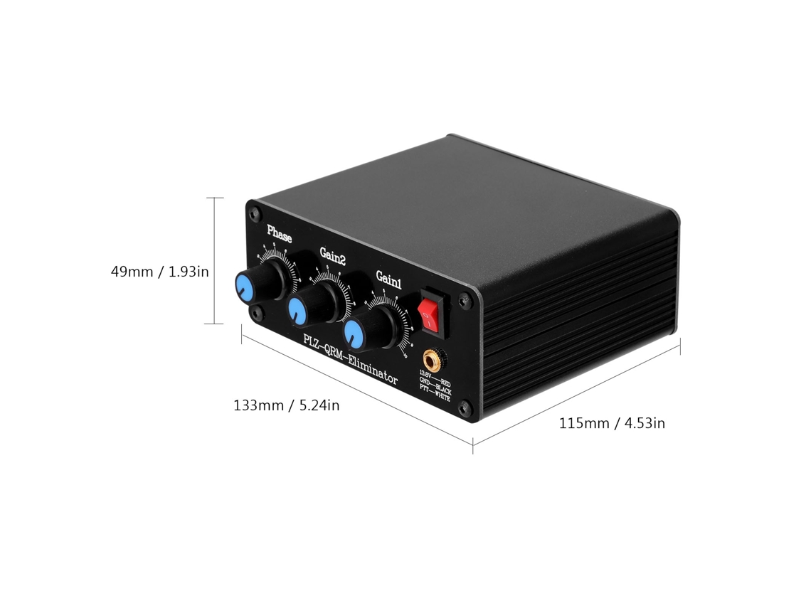 Eliminador QRM PLZ 1-30 MHz Banda HF com Controle PTT | S/MARCA