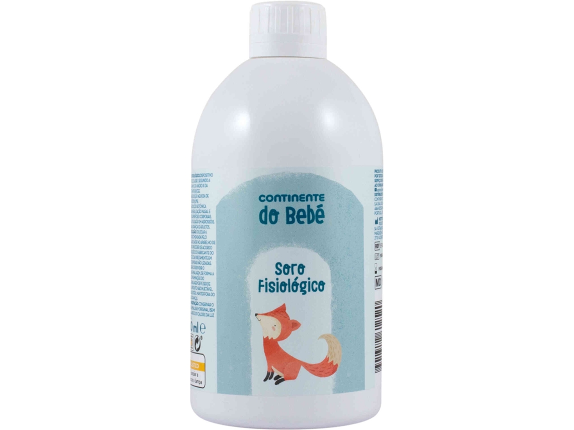 Soro Fisiológico CONTINENTE DO BEBÉ emb. 500 ml