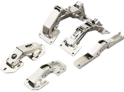 Conjunto De 2 Dobradiças Para Armário, Ângulos 90/150/170 Graus, Sem