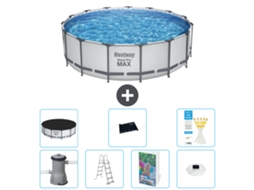 Bestway Piscina Bestway Steel Pro Max Redonda - 488x122 Cm - 8-peças S598