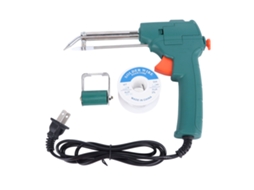 Kit de Solda com Ferro Elétrico 60w com Fio de Lata 50g Cerâmico Ptc Us Plug 110v S/MARCA
