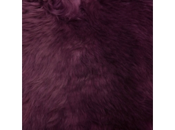 Tapete Uluru (Roxo - Pele Genuína - 100-110x65x8 cm)