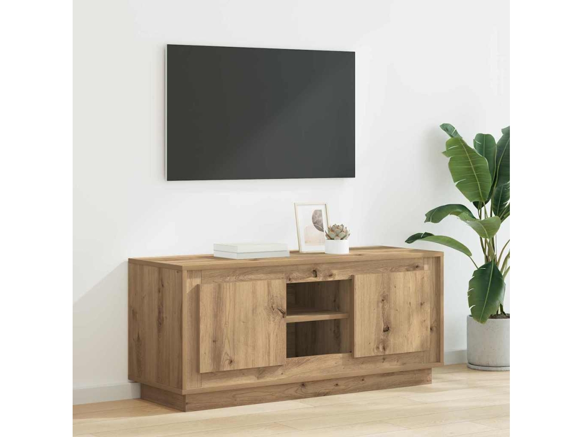 Vidaxl Gabinete para Tv Carvalho Artesanal 102 X 35 X 45 Cm