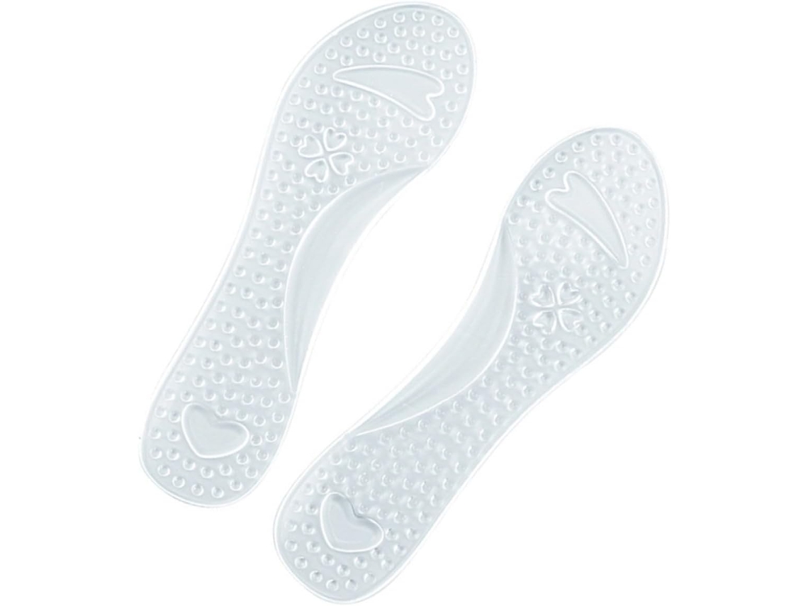 1par De Palmilhas Gel Femininas Com Suporte Antiderrapante Para Os Pés, Ideais Para Uso Diário E Esportes