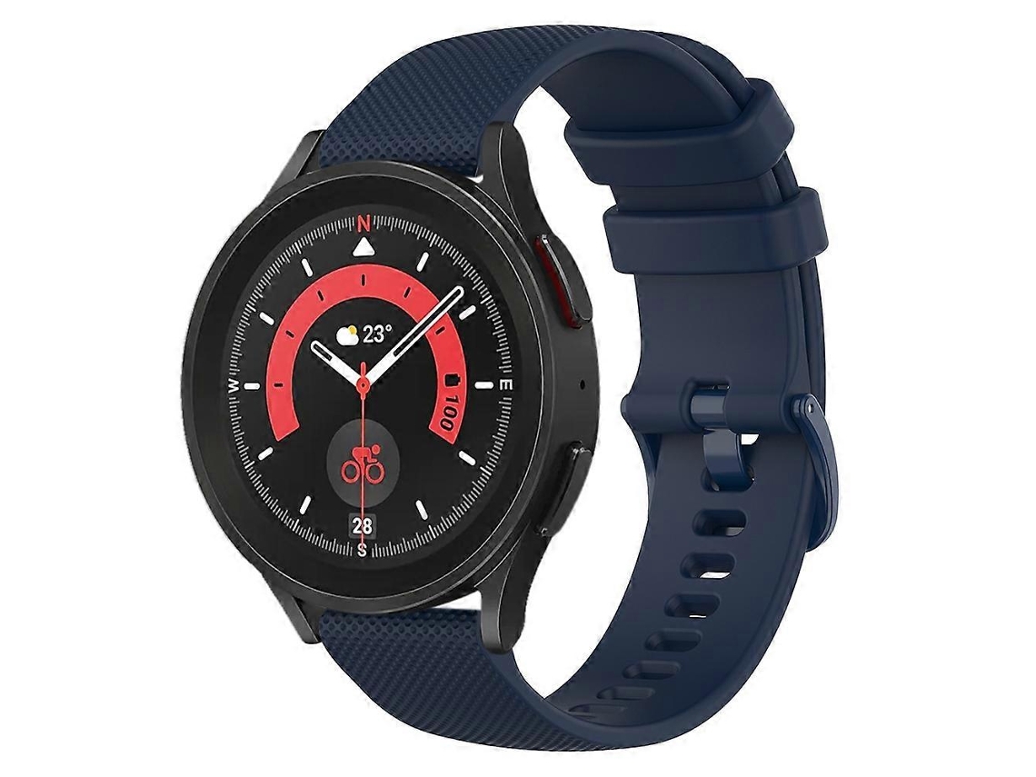 Pulseira De Silicone Quadriculada De 20 Mm
