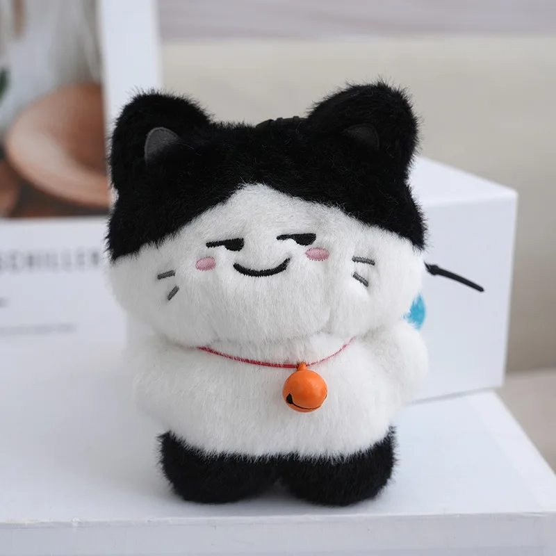 (estilo 3) Chaveiro De Pelúcia De Gato Emoji De 13 Cm