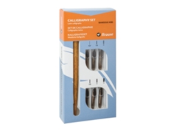 Kit de Caligrafia com Suporte de Aparo e 6 Aparo de Caligrafia BRAUSE