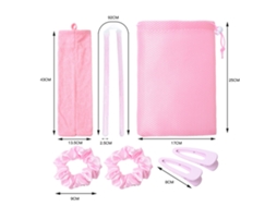 Kit De Cachos Sem Calor Com Pérolas De Gel Para Cabelos Médios E Longos