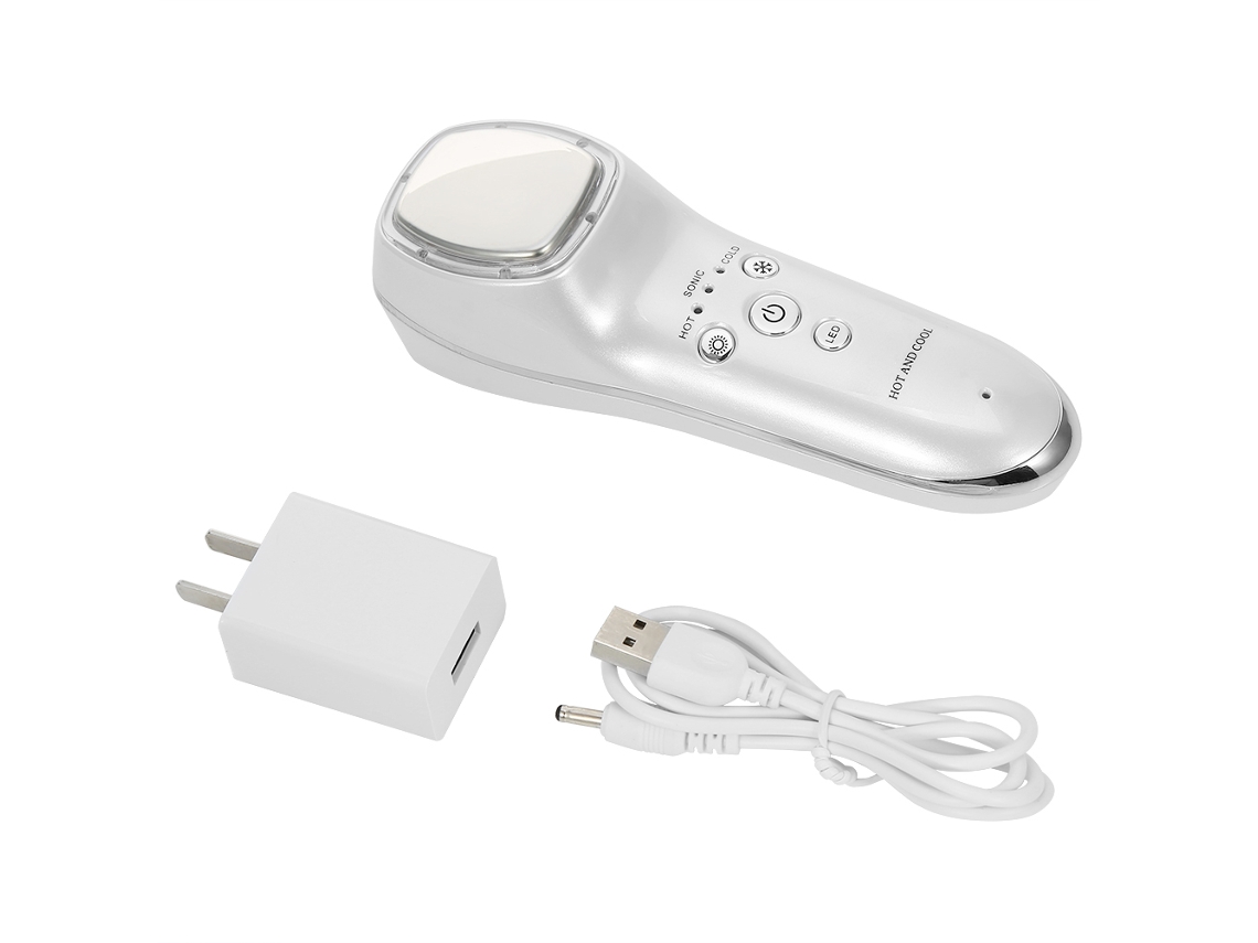 Máquina De Beleza Facial Com Terapia Led Rejuvenescimento Da Pele