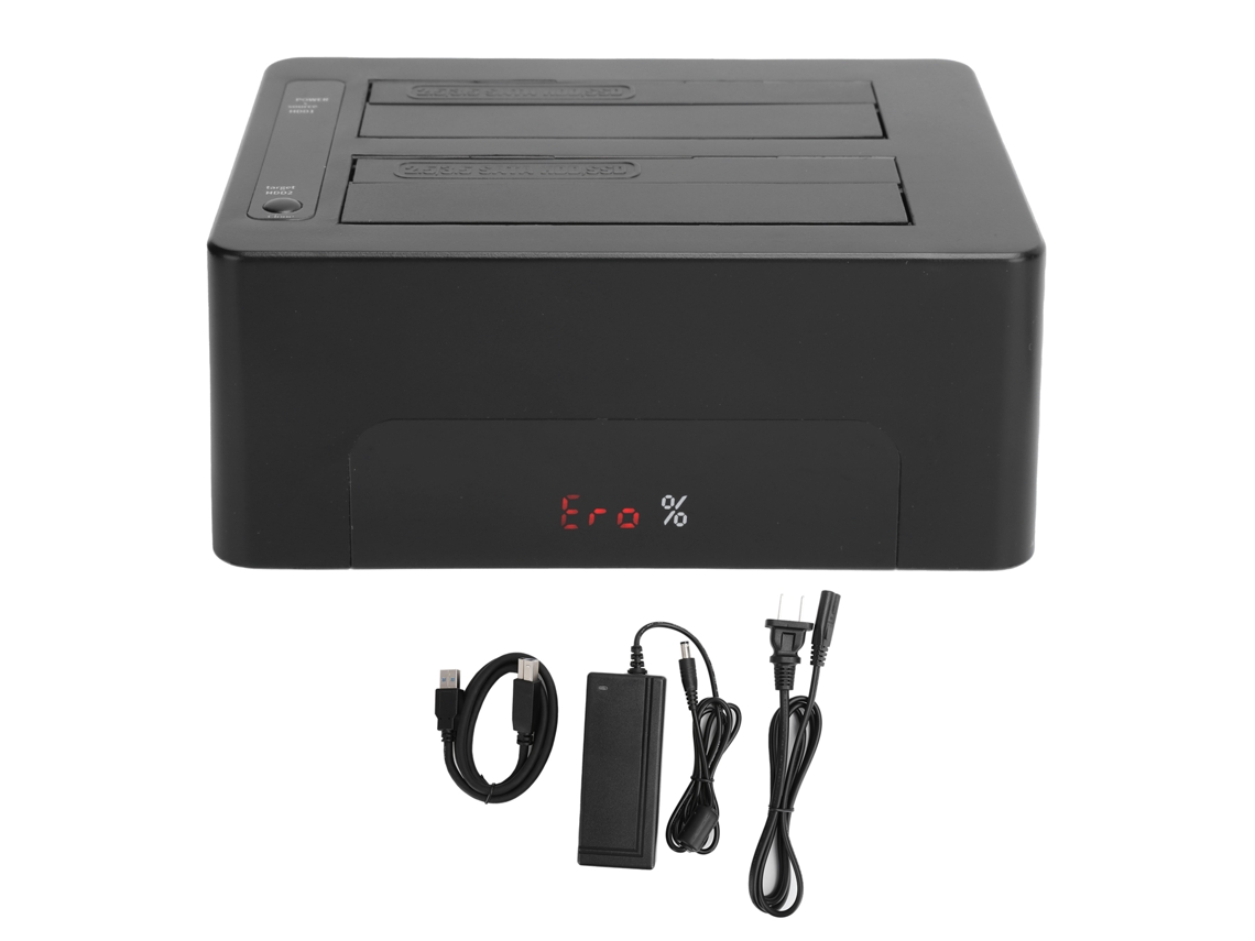 Maiwo K3082a Duplicador De Disco Rígido 2.5 Polegadas/3.5 Polegadas Sata Dual Bay Display Digital