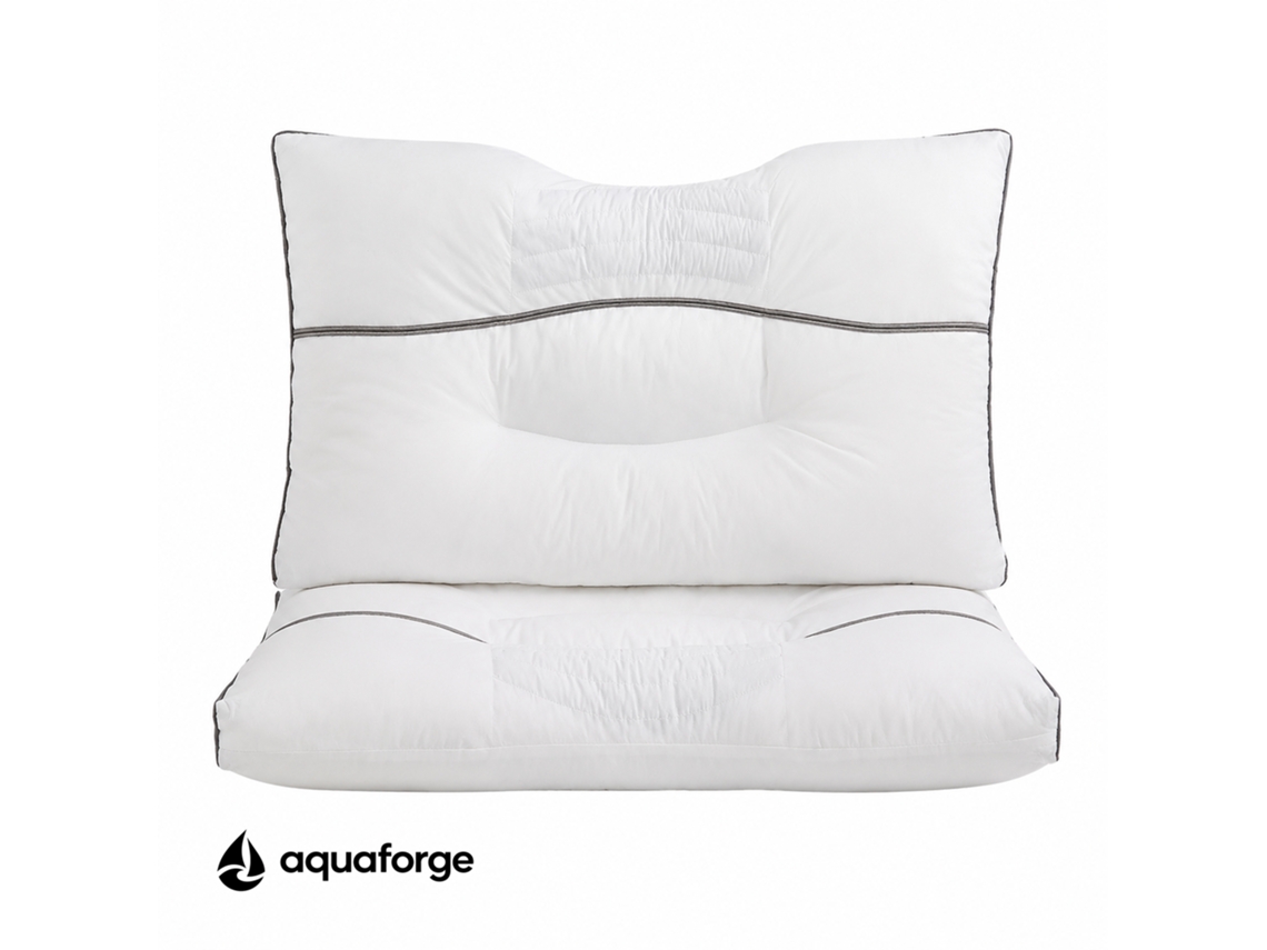 Almofada Cervical Ergonómica Algodão 48 X 74 Cm