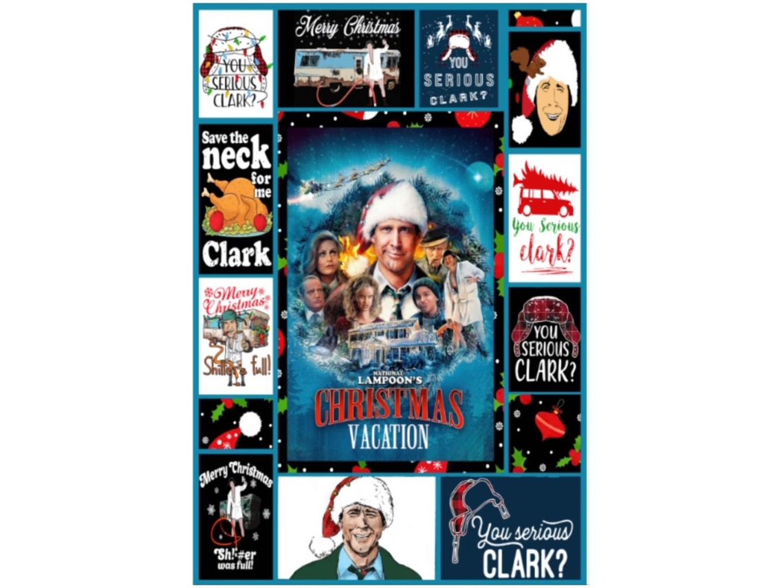 Cobertor de Natal Macio Flanela Quente 150x200cm Presente para Sofá Cama Sala de Estar S/MARCA