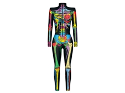 Roupa de Cosplay Esqueleto LAXISCREED