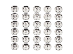30pcs Contas De Barba E Cabelo De Liga Retro Para Diy: Pulseiras, Colares E Decorações Estilosas