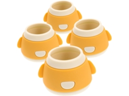 Conjunto De 4 Protetores Silicone Para Pés Mesa, Cadeiras E Móveis, Ideais Para Proteção Do Piso