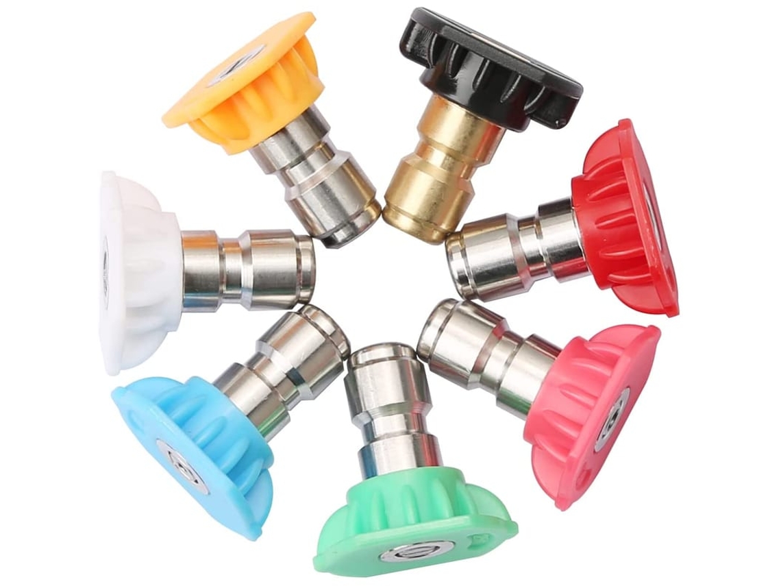 Bicos De Pulverização Com Conexão Rápida Rotativa 6,35mm Para Limpeza De Carros E Jardins
