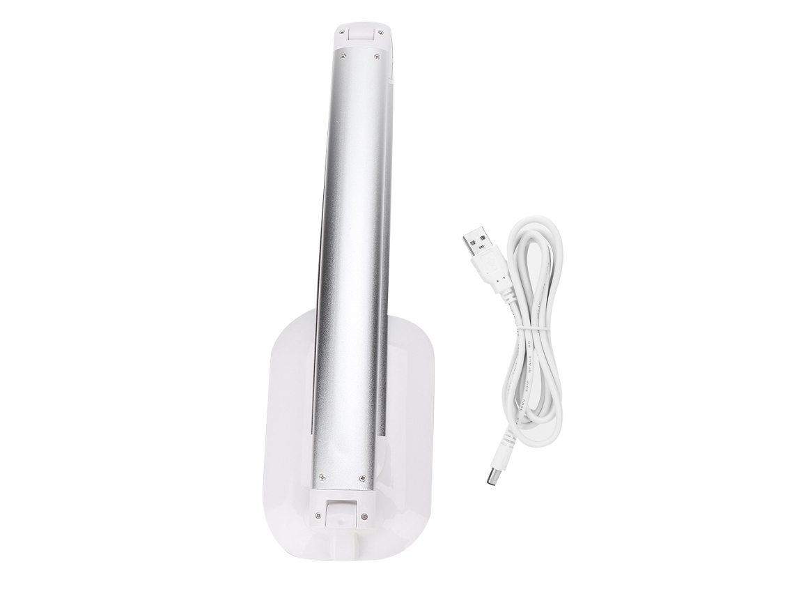 Luz LED USB dobrável para manicure, tatuagem, sobrancelhas, maquiagem e salão de beleza.