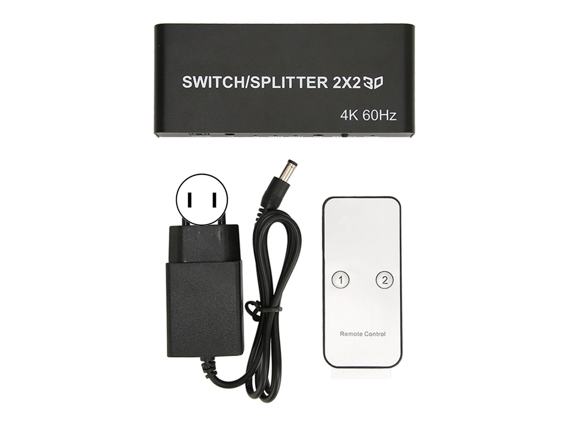 Switch Splitter Hdmi LAXISCREED 2x2 4k Hd