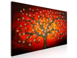 Quadro ARTGEIST Fiery Tree (1 Part) Narrow (150x50)