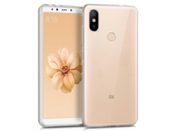 Xiaomi Mi 6x / Mi A2 (4g) Capa Transparente Silicone Tpu Gel Capa Gtr Protetor De Tela De Vidro Temperado Movilearvayotoy