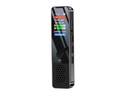 Grabadora De Voz Digital 64gb Com Gravação Ativada Reprodução Mp3 Microfone Alto-falante