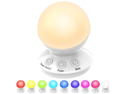 Luz Noturna Para Crianças, Recarregável Usb Inteligente Rgb Ajustável Com Adesivos