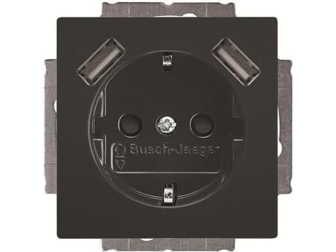Bj 20 Eucb2usb 81 Schuko /2x Usb Steckdose Busch Jaeger (2cka002011a6267)