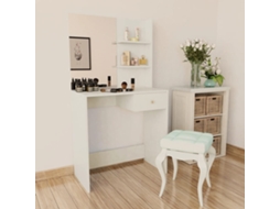 Vidaxl Toucador Em Aglomerado 75x40x141 Cm Branco