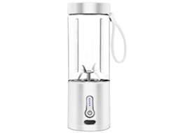 Liquidificador Pessoal Para Smoothies E Shakes, Mini Liquidificador Para Smoothies, 530ml, Branco