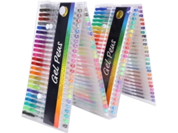Conjunto De 100 Canetas Gel Oleosas, Destaque Aquarela Para Esboçar,
