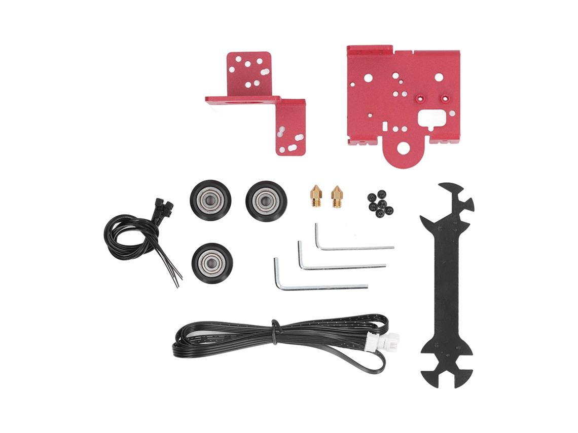Kit Extruder Cama De Metal Para 3d Printer Ender3 Série Latão Alta Precisão Retardante À Chama