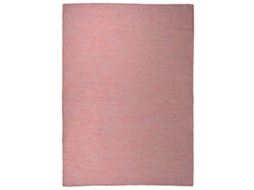 Vidaxl Tapete De Tecido Plano Para Exterior 200x280 Cm Vermelho