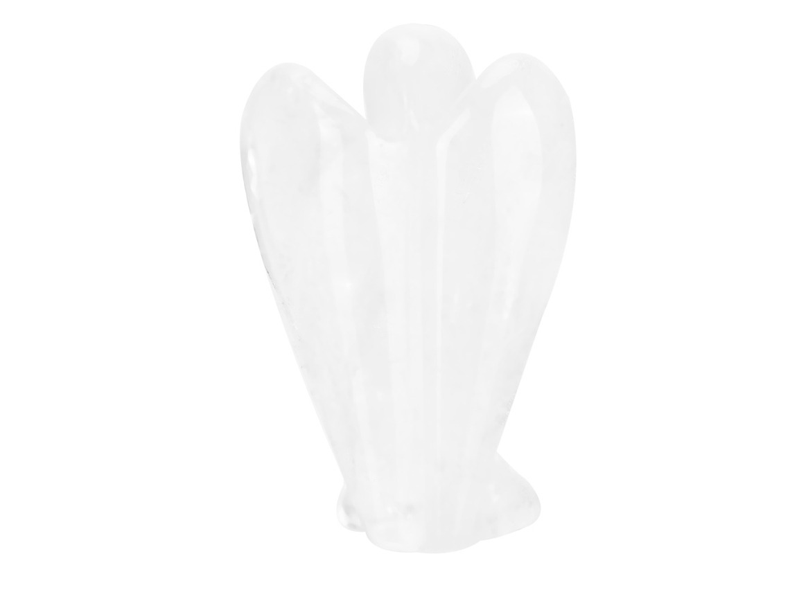 Estatueta Anjo Cura Quartzo Líquido Natural