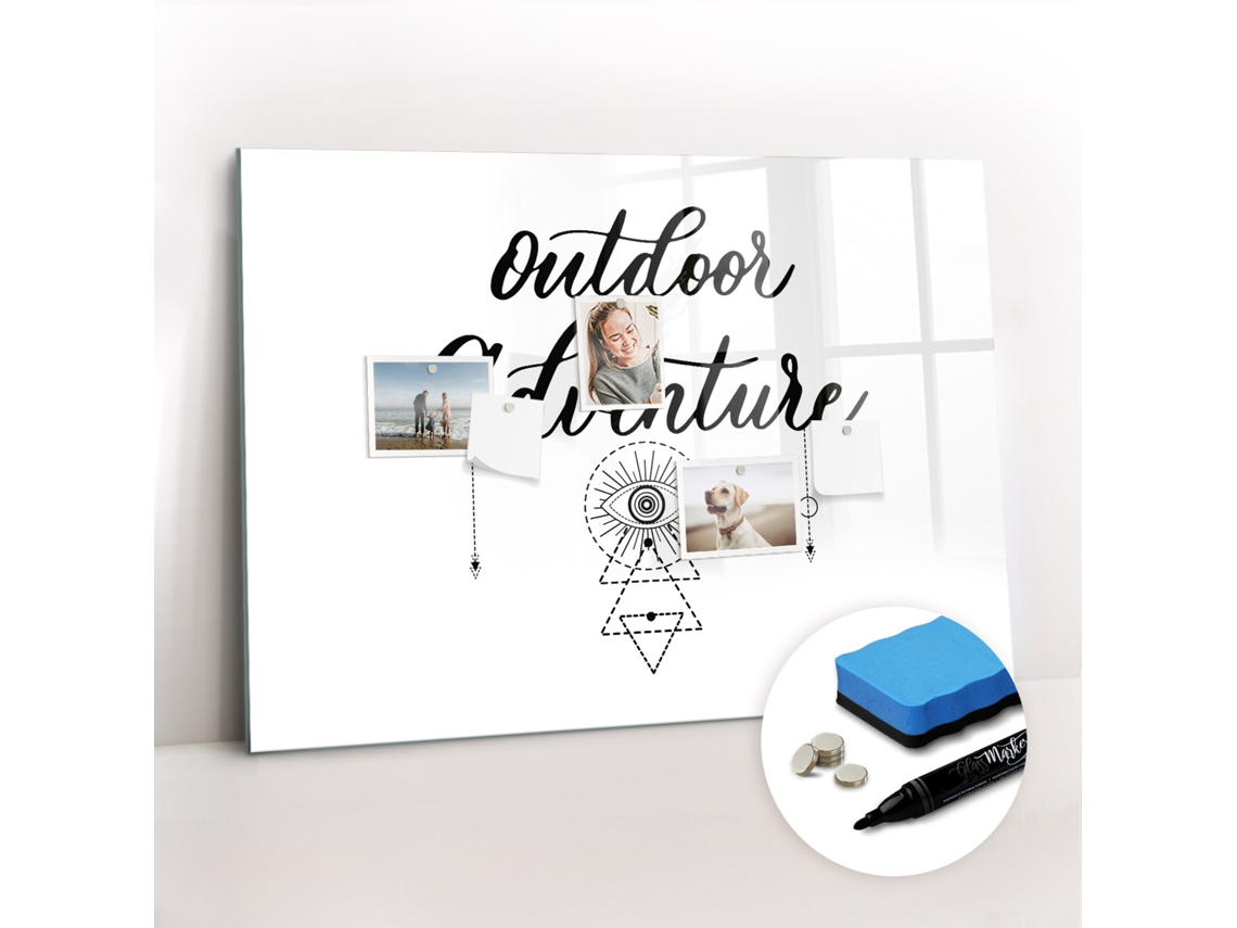 Quadro Magnético Decorativo Aventura Ao Ar Livre Para O Escritório Espelharte (100x70 Cm)