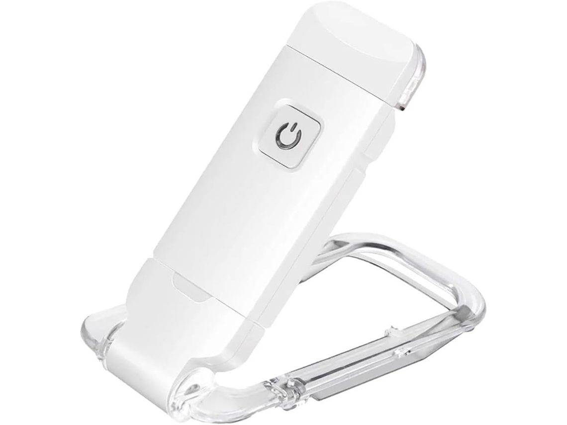 Lâmpada de Leitura com Clipe Lâmpada de Mesa Led com 3 Modos de Temperatura em Cores, Dobrável para Leitura Noturna na Cama ZYBLSSBB
