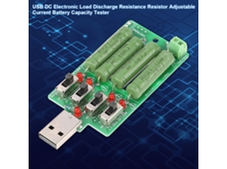 Testador De Capacidade De Bateria Com Carga Usb Dc Ajustável