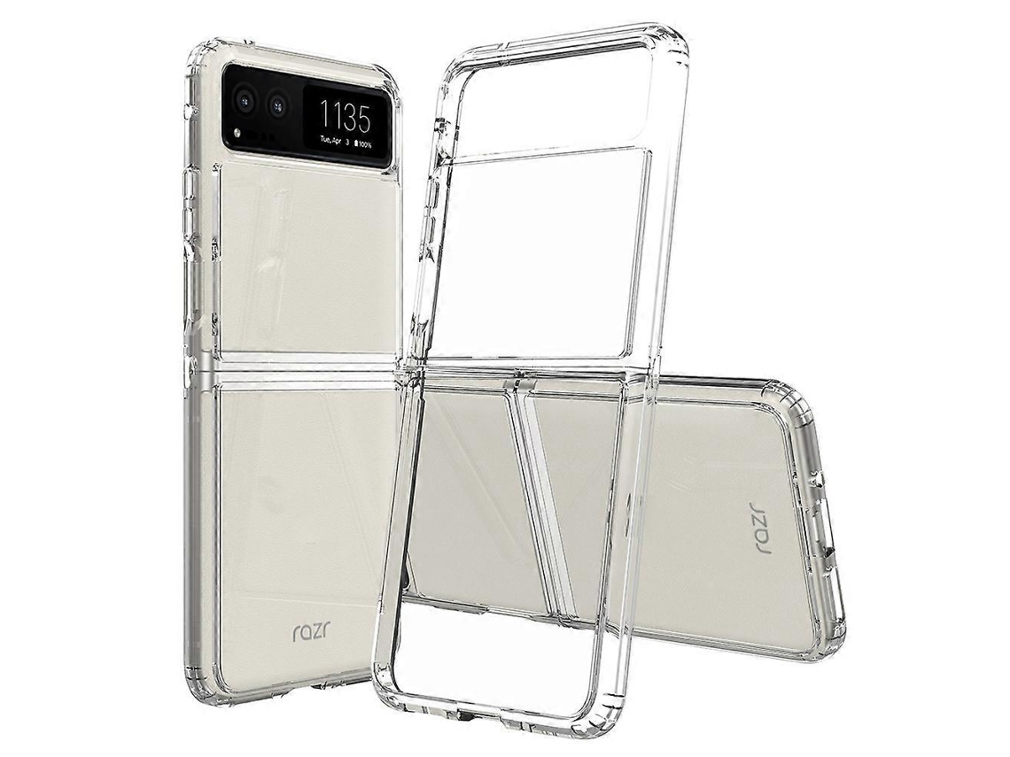 Capa De Celular Em Tpu Acrílico Resistente A Arranhões Para Motorola Razr 2023