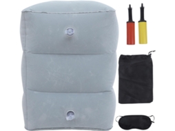 Apoio Para Os Pés Inflável, 1 Conjunto, Em Pvc, Para Viagens E Escritório
