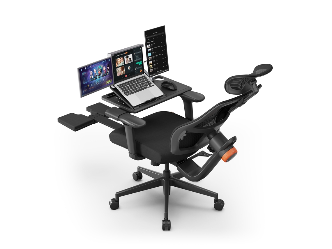Cadeiras Escritório Newtral Magich Bp 4d Com Mesa Lapd E Apoio Para Pés Apoio Lombar Adaptativo E Encosto Automático Escritório Confortável Promoções