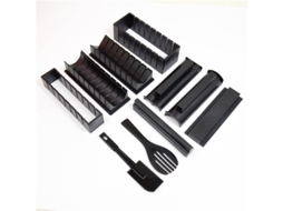 Forma Para Sushi, Iniciante, Kit Com 10 Formas Para Onigiri(preta)