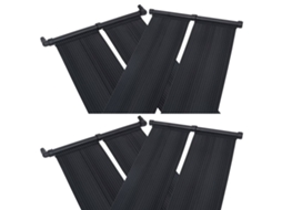 Vidaxl Painéis Aquecedores Solares De Piscina 4 Pcs 80x310 Cm